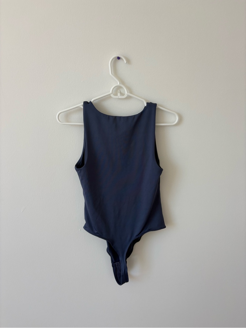 Alfani Classic Sleeveless Bodysuit in Dark Navy